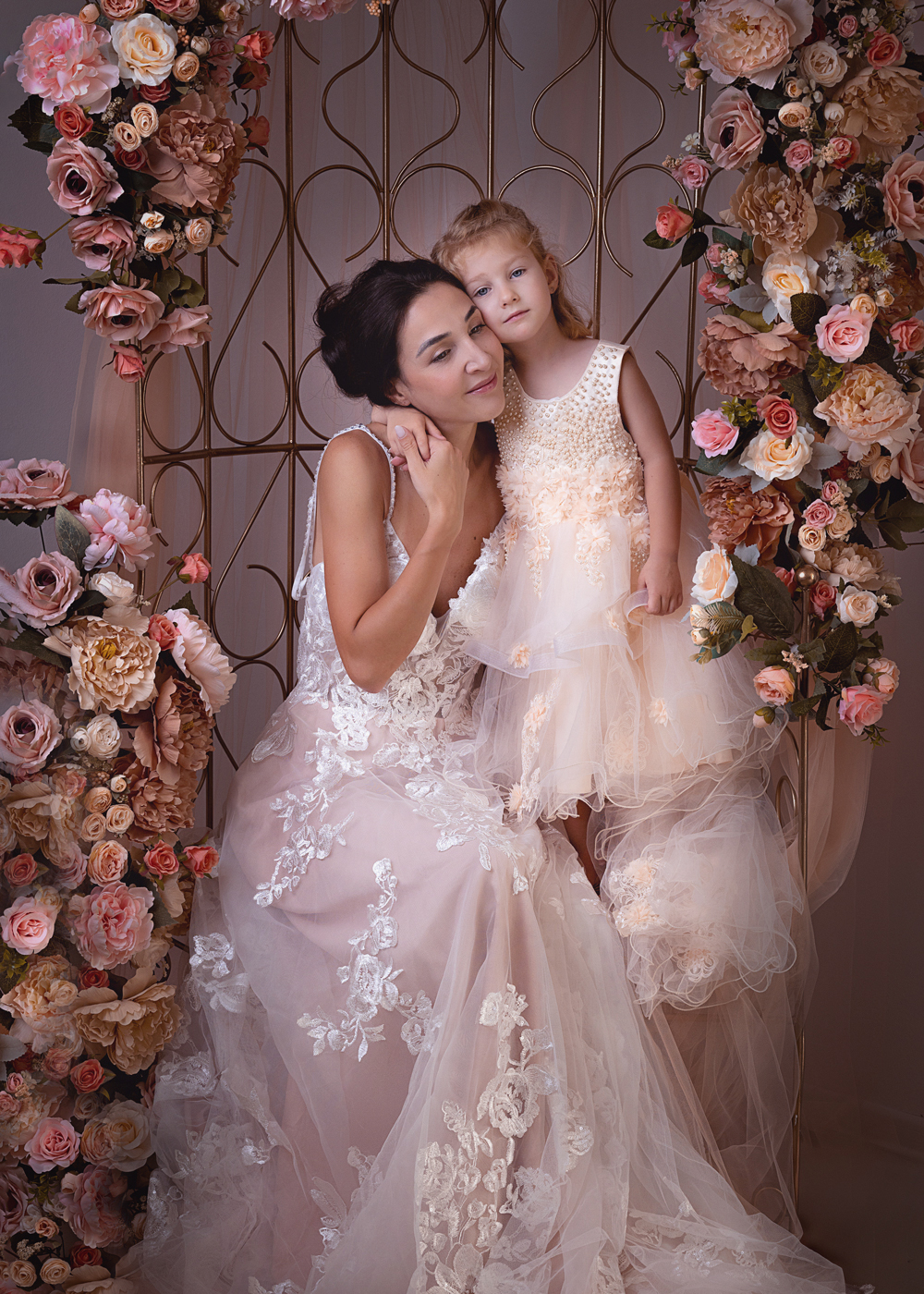 Фотосесия на майка и дъщеря